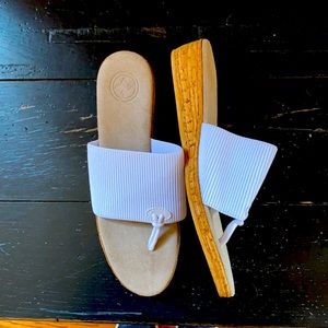 Charleston Shoe Co. white Wedge shoe